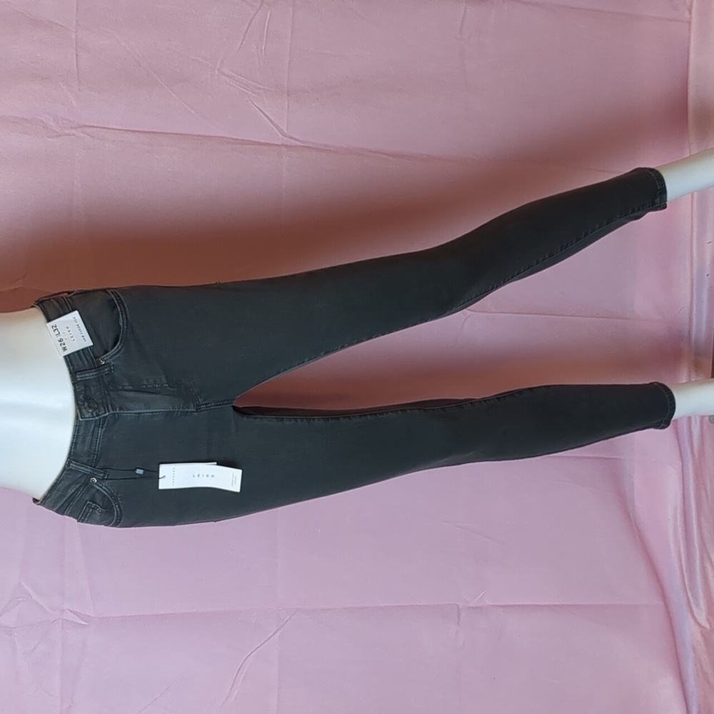 Topshop Leigh Super Soft Skinny Jeans in Gray size 4